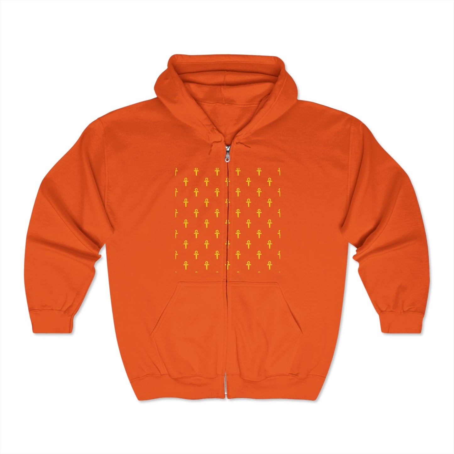 Sweat-shirt à capuche zippé unisexe Heavy Blend™ – Marque Great Empire of Kemet | Style audacieux, confort et héritage