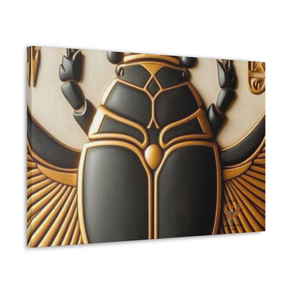 Great Scarab Beetles Canvas