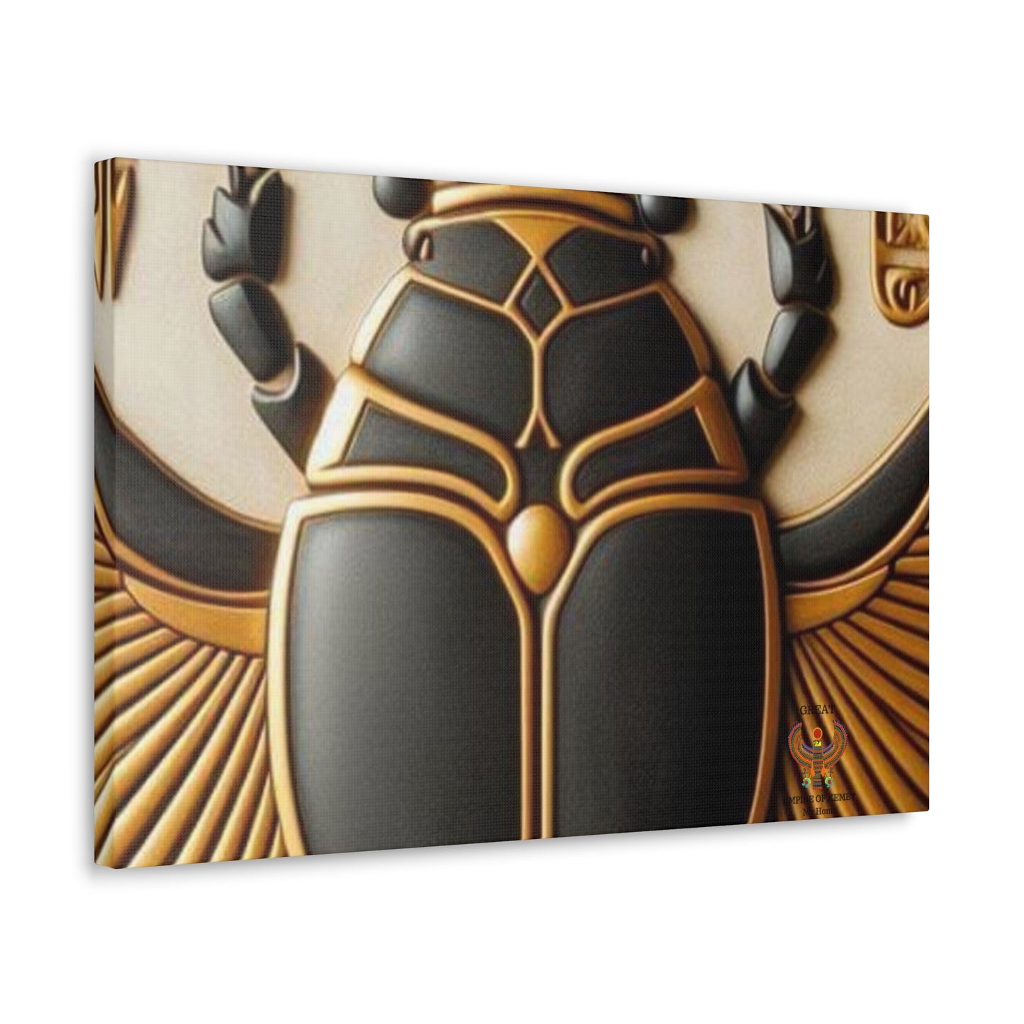 Great Scarab Beetles Canvas