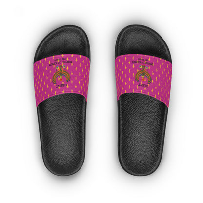 Women's Slide Sandals- Great Empire of Kemet Branded | Bold Style, Comfort, and Heritage