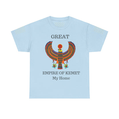 Unisex Heavy Cotton Tee - Great Empire of Kemet Branded | Style, Comfort, and Heritage