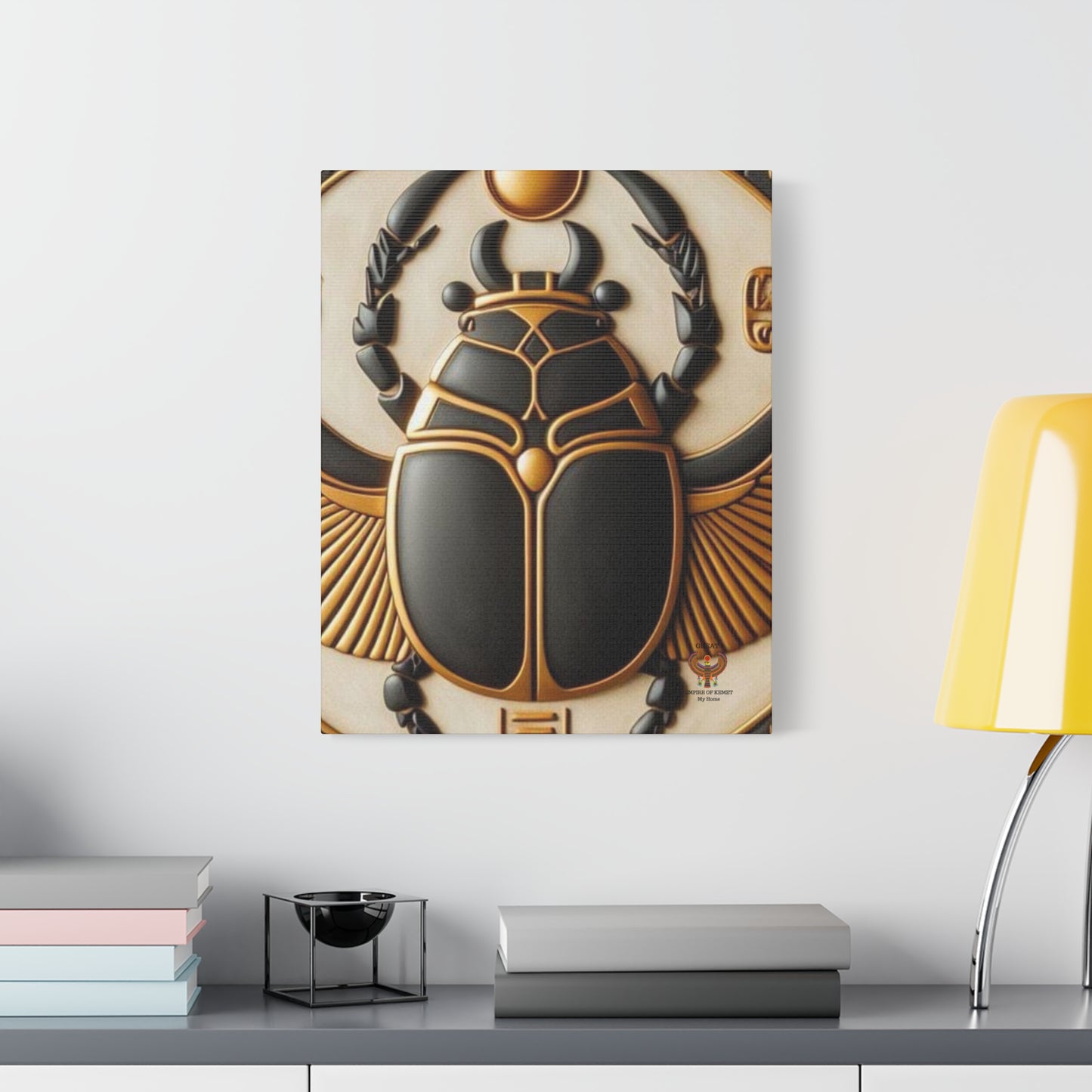 Great Scarab Beetles Canvas