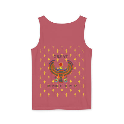 Official Unisex Garment-Dyed Tank Top  - Great Empire of Kemet Branded | Bold Style, Comfort, and Heritage