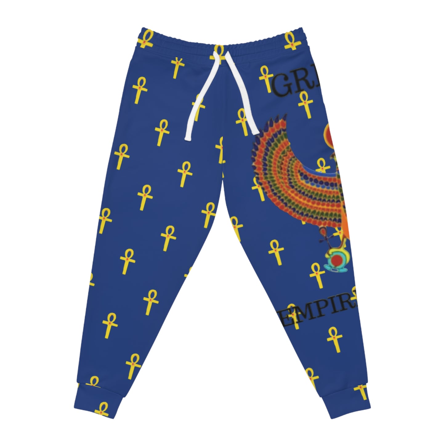 Bleu Athletic Joggers - Great Empire of Kemet Branded | Style, Performance, and Heritage