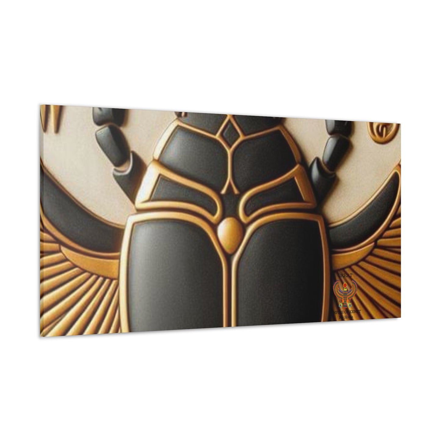 Great Scarab Beetles Canvas