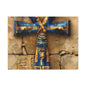 Ankh (Blue) Art Canvas | Symbol of Life and Eternity