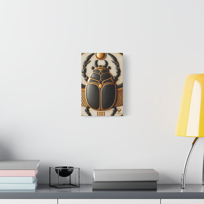 Great Scarab Beetles Canvas