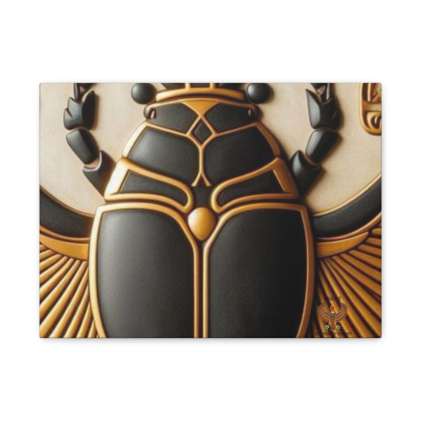 Great Scarab Beetles Canvas