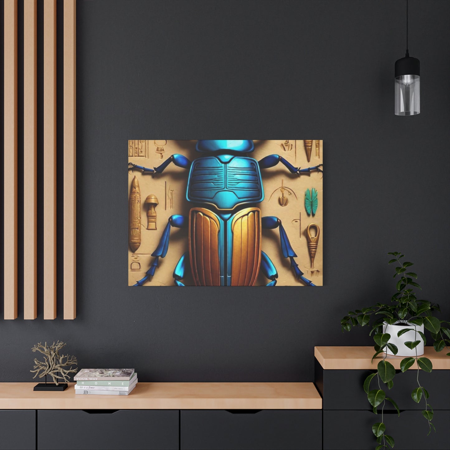 Scarab Beetle Canvas