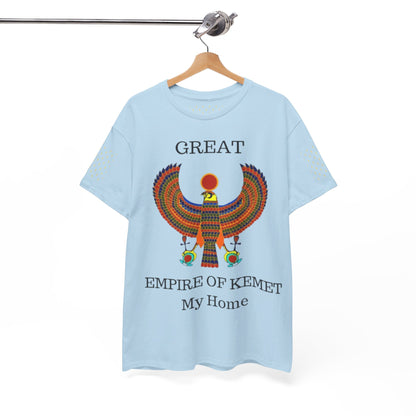 Unisex Heavy Cotton Tee - Great Empire of Kemet Branded | Style, Comfort, and Heritage