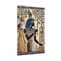 Kemet Art Bleu & Red Canvas | Vibrant Colors, Timeless Heritage