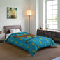 Turquoise Comforter - Great Empire of Kemet Branded | Bold Style, Comfort, and Heritage