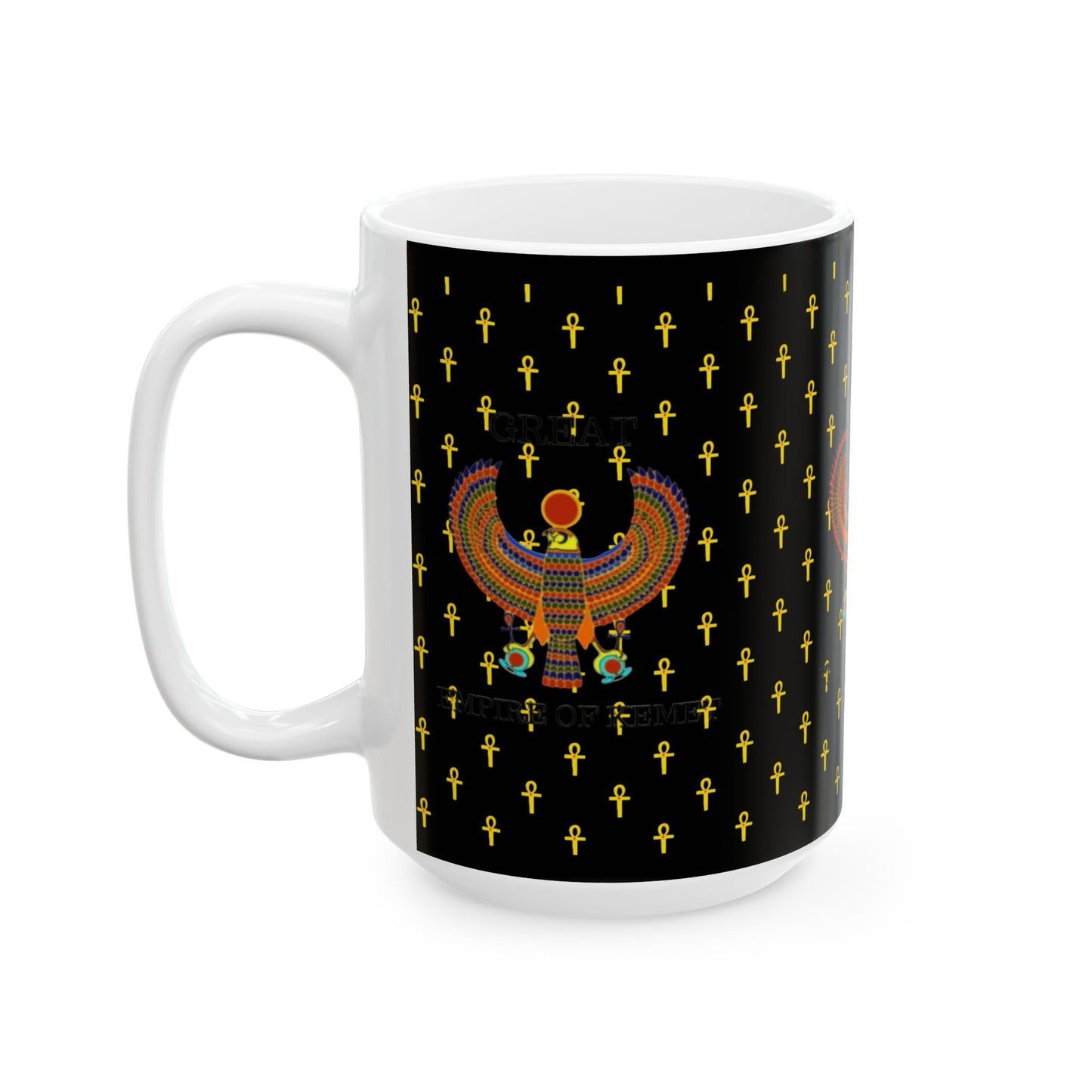 Ceramic Mug (11oz, 15oz) - Great Empire of Kemet Branded | Bold Style, Comfort, and Heritage