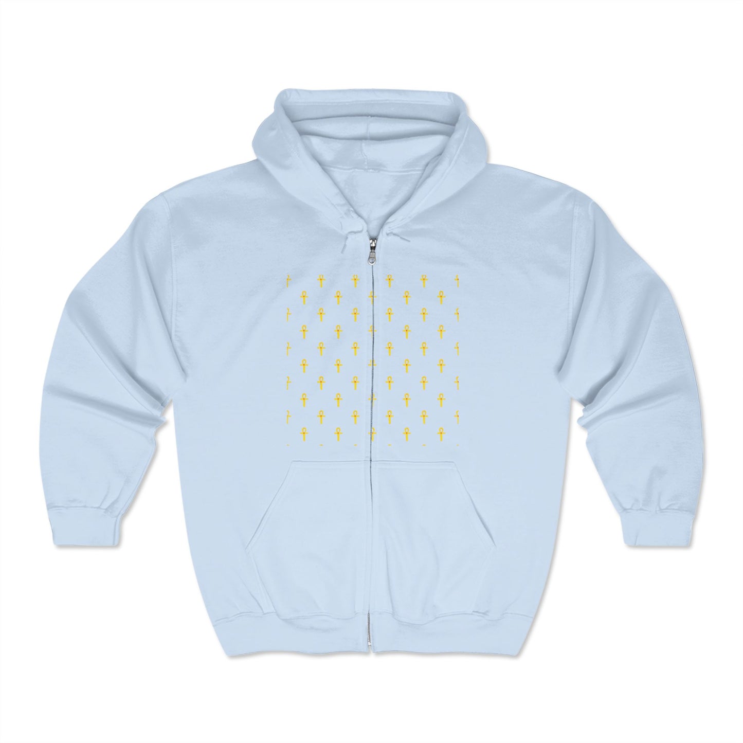 Sweat-shirt à capuche zippé unisexe Heavy Blend™ – Marque Great Empire of Kemet | Style audacieux, confort et héritage