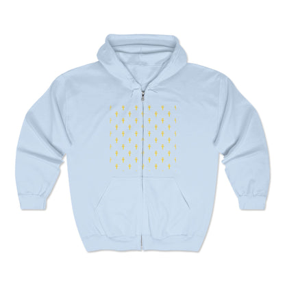 Sweat-shirt à capuche zippé unisexe Heavy Blend™ – Marque Great Empire of Kemet | Style audacieux, confort et héritage