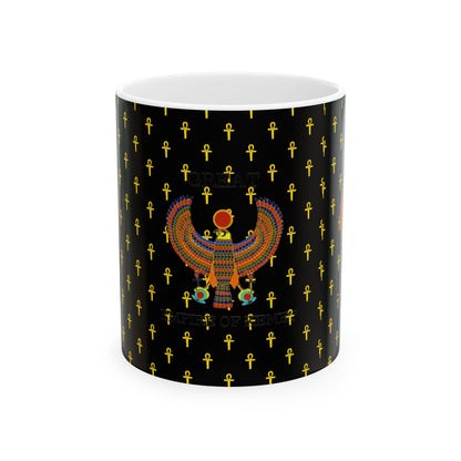 Ceramic Mug (11oz, 15oz) - Great Empire of Kemet Branded | Bold Style, Comfort, and Heritage