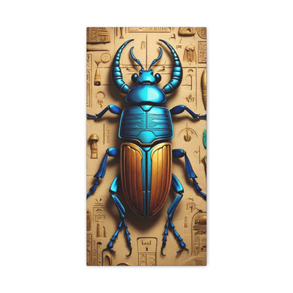 Scarab Beetle Canvas