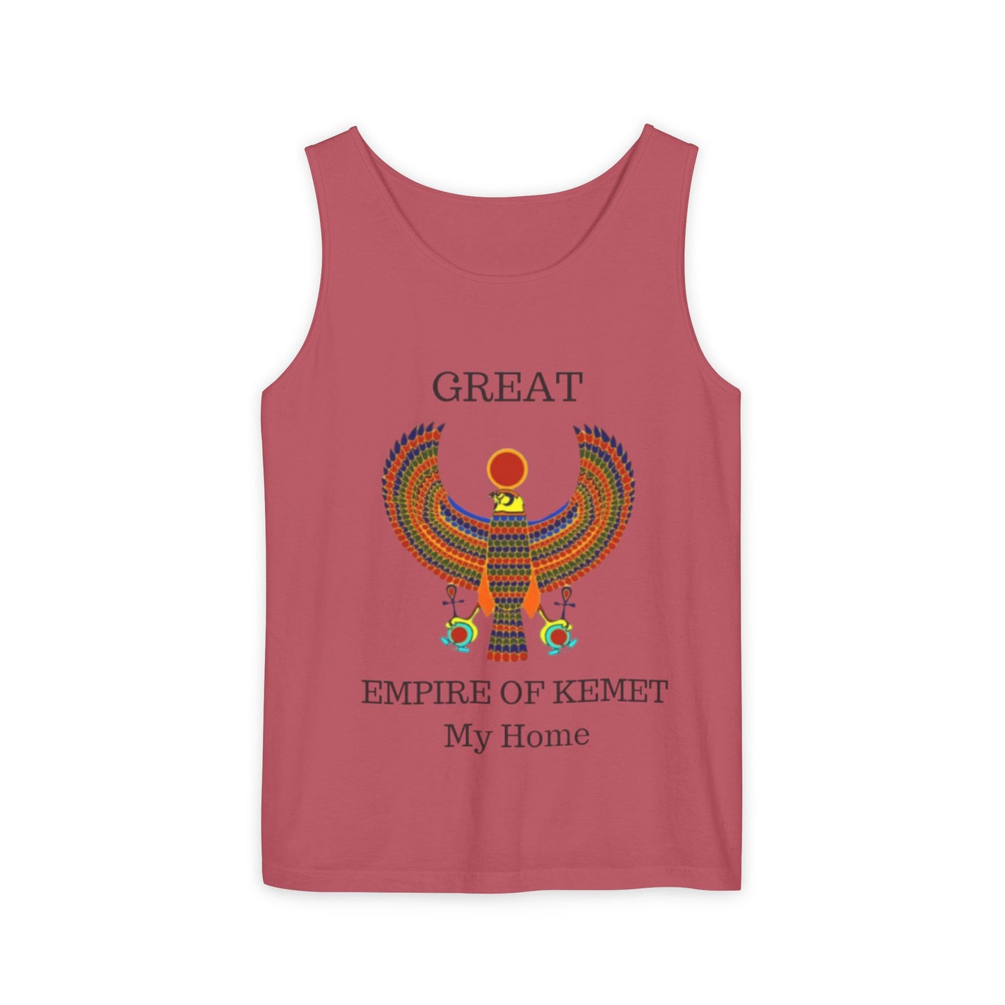 Official Unisex Garment-Dyed Tank Top  - Great Empire of Kemet Branded | Bold Style, Comfort, and Heritage