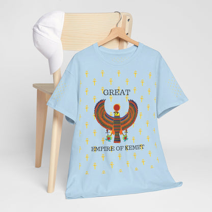 Unisex Heavy Cotton Tee - Great Empire of Kemet Branded | Bold Style, Comfort, and Heritage