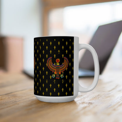 Ceramic Mug (11oz, 15oz) - Great Empire of Kemet Branded | Bold Style, Comfort, and Heritage