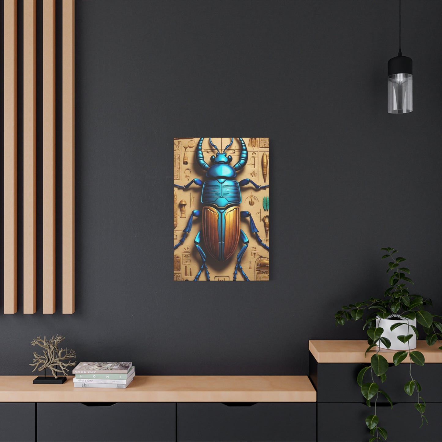 Scarab Beetle Canvas