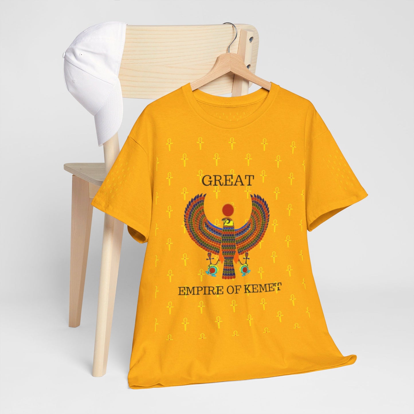 Unisex Heavy Cotton Tee - Great Empire of Kemet Branded | Bold Style, Comfort, and Heritage