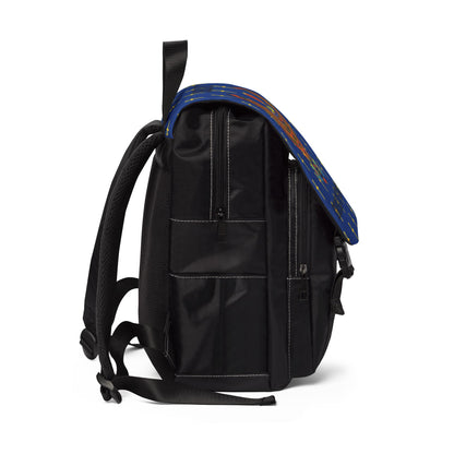 Bleu Shoulder Backpack - Great Empire of Kemet Branded | Bold Style, Comfort, and Heritage