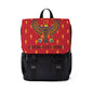 Red Shoulder Backpack - Great Empire of Kemet Branded | Bold Style, Comfort, and Heritage