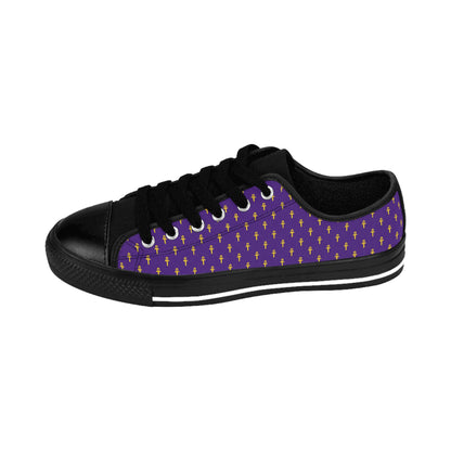 Purple Men's Sneakers - Great Empire of Kemet Branded