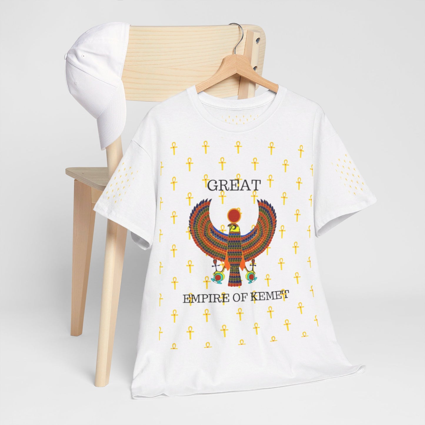 Unisex Heavy Cotton Tee - Great Empire of Kemet Branded | Bold Style, Comfort, and Heritage