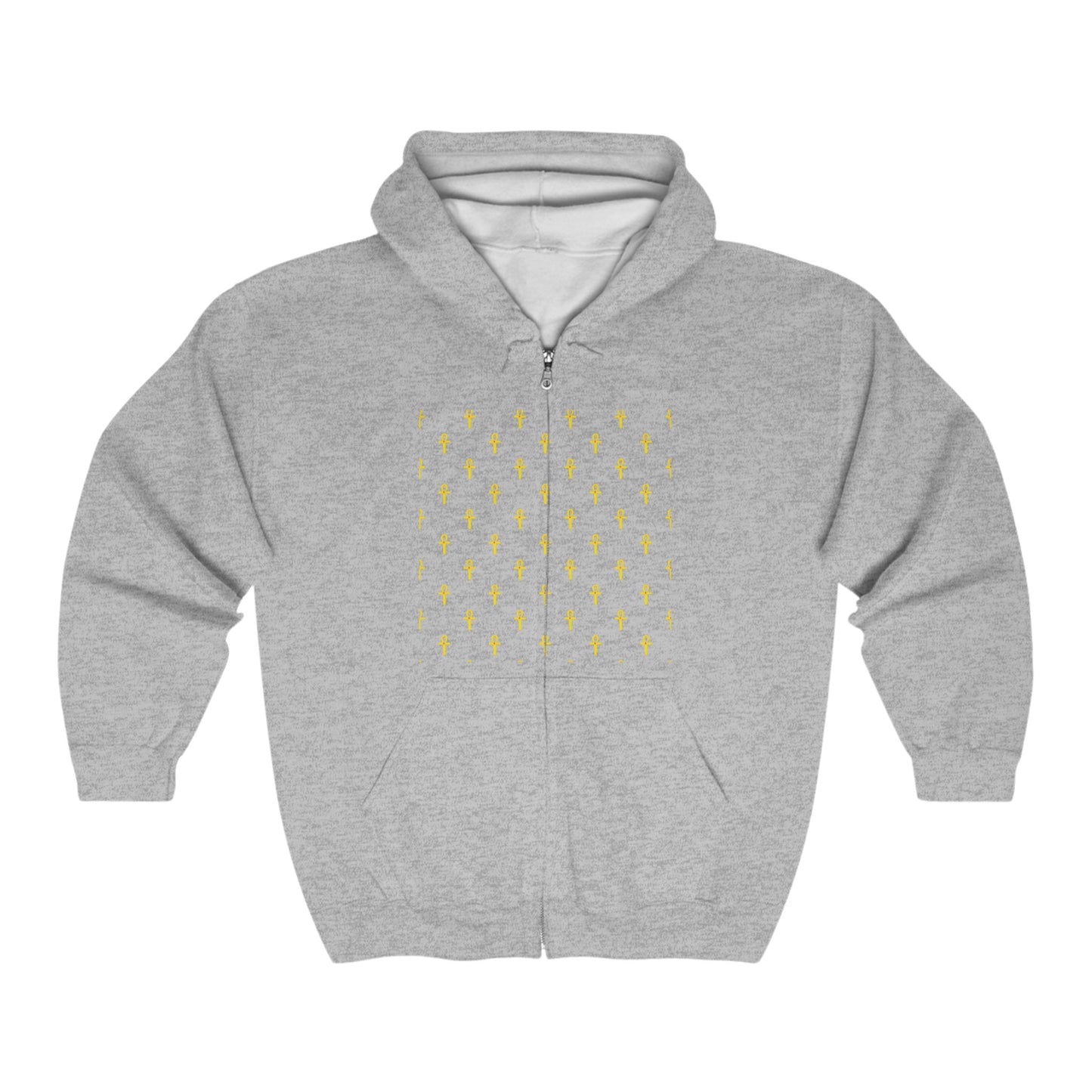 Unisex Heavy Blend™ Full Zip Hooded Sweatshirt - Great Empire of Kemet Branded | Bold Style, Comfort, and Heritage