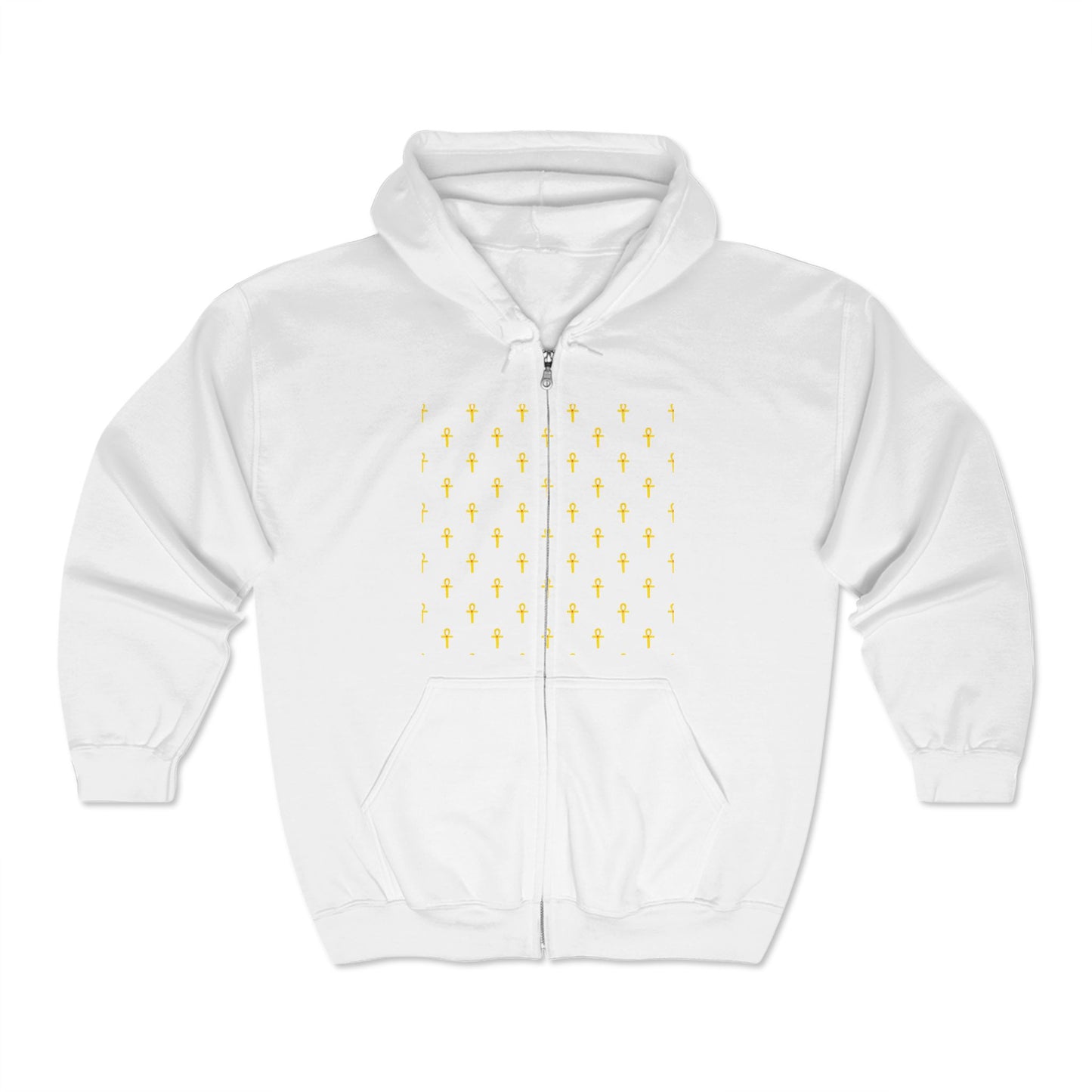Sweat-shirt à capuche zippé unisexe Heavy Blend™ – Marque Great Empire of Kemet | Style audacieux, confort et héritage
