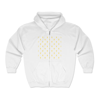 Sweat-shirt à capuche zippé unisexe Heavy Blend™ – Marque Great Empire of Kemet | Style audacieux, confort et héritage