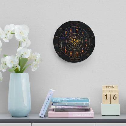 Kemet Afrikan Royal Calendar Wall Clock