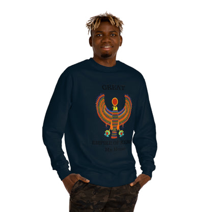 Official Unisex Crew Neck Sweatshirt - Great Empire of Kemet Branded | Bold Style, Comfort, and Heritage