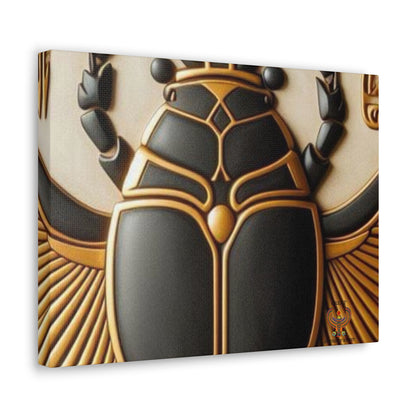 Great Scarab Beetles Canvas