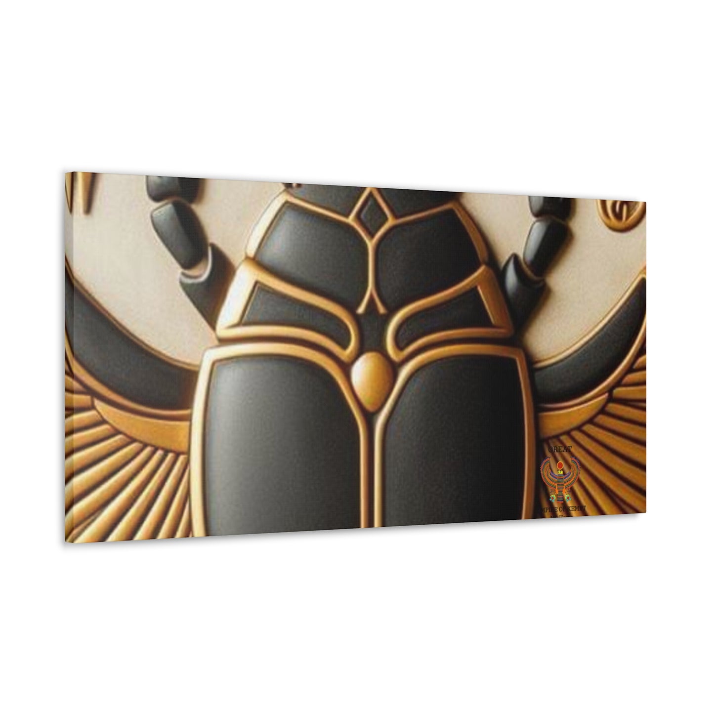 Great Scarab Beetles Canvas