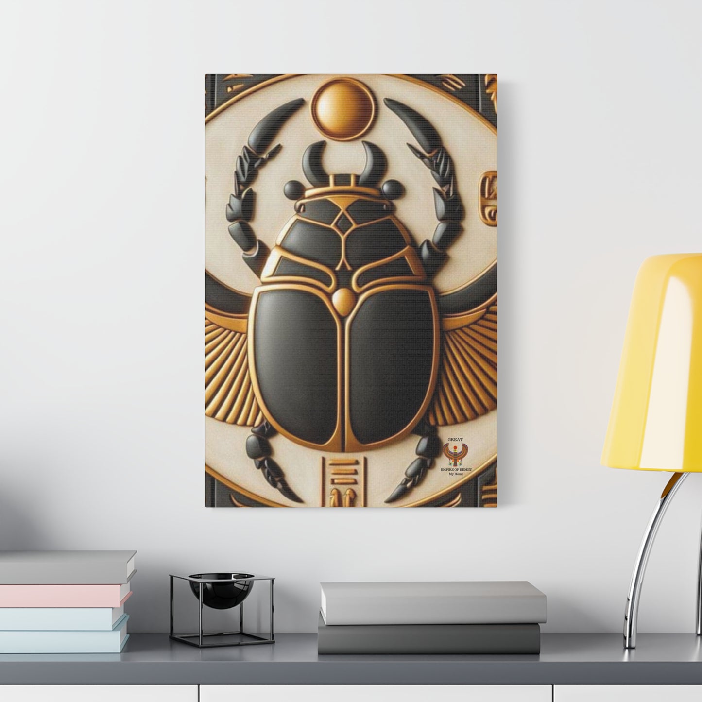 Great Scarab Beetles Canvas