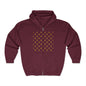 Sweat-shirt à capuche zippé unisexe Heavy Blend™ – Marque Great Empire of Kemet | Style audacieux, confort et héritage