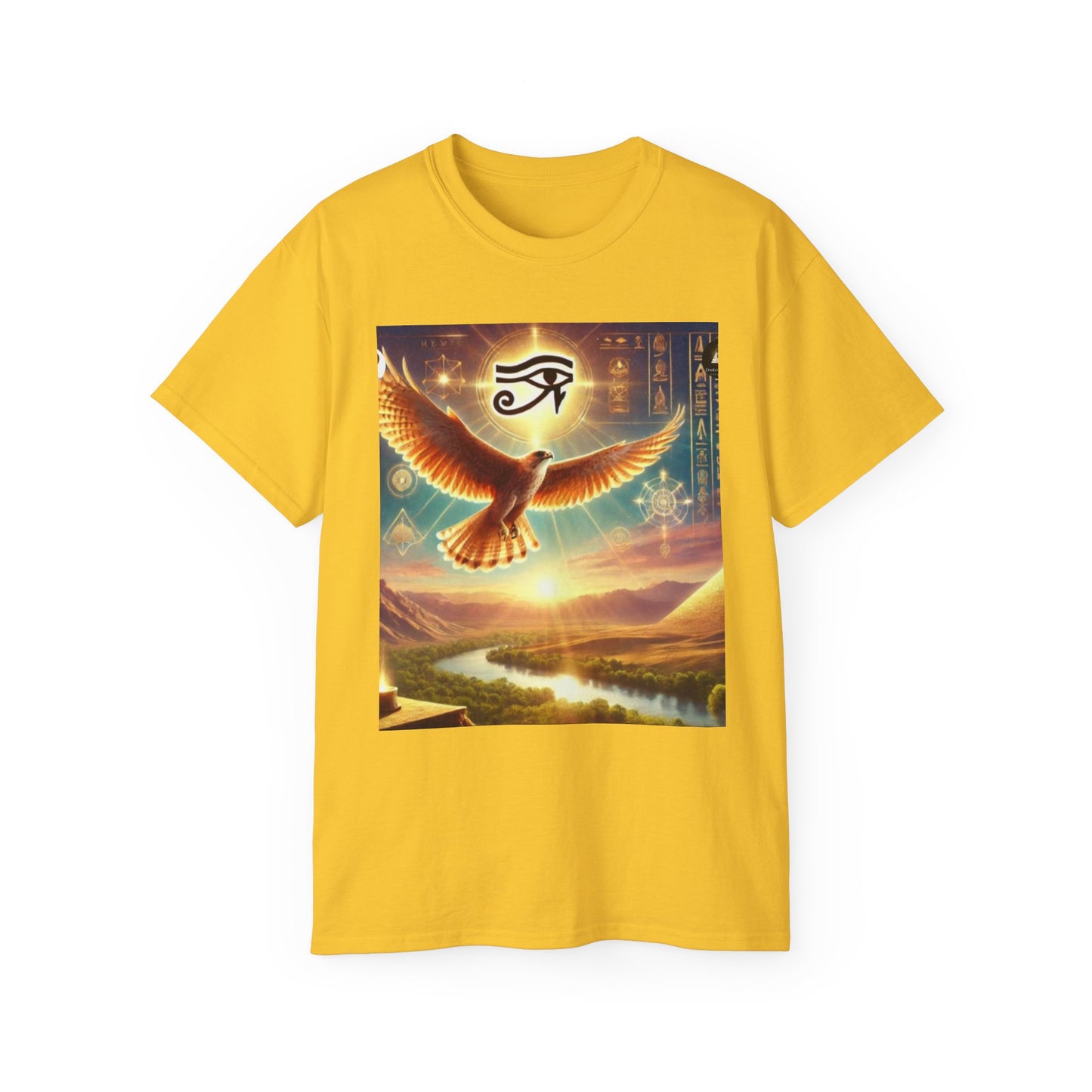 Heru Season | Unisex Ultra Cotton | Zodiac & Falcon Design