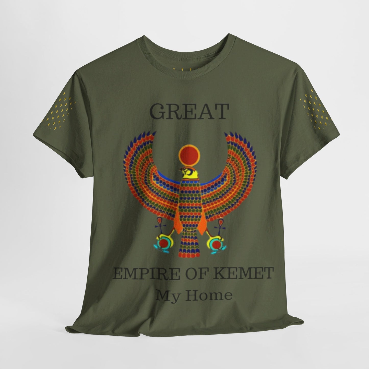 Unisex Heavy Cotton Tee - Great Empire of Kemet Branded | Style, Comfort, and Heritage