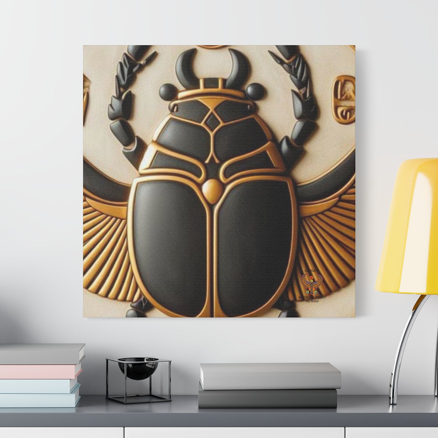 Great Scarab Beetles Canvas