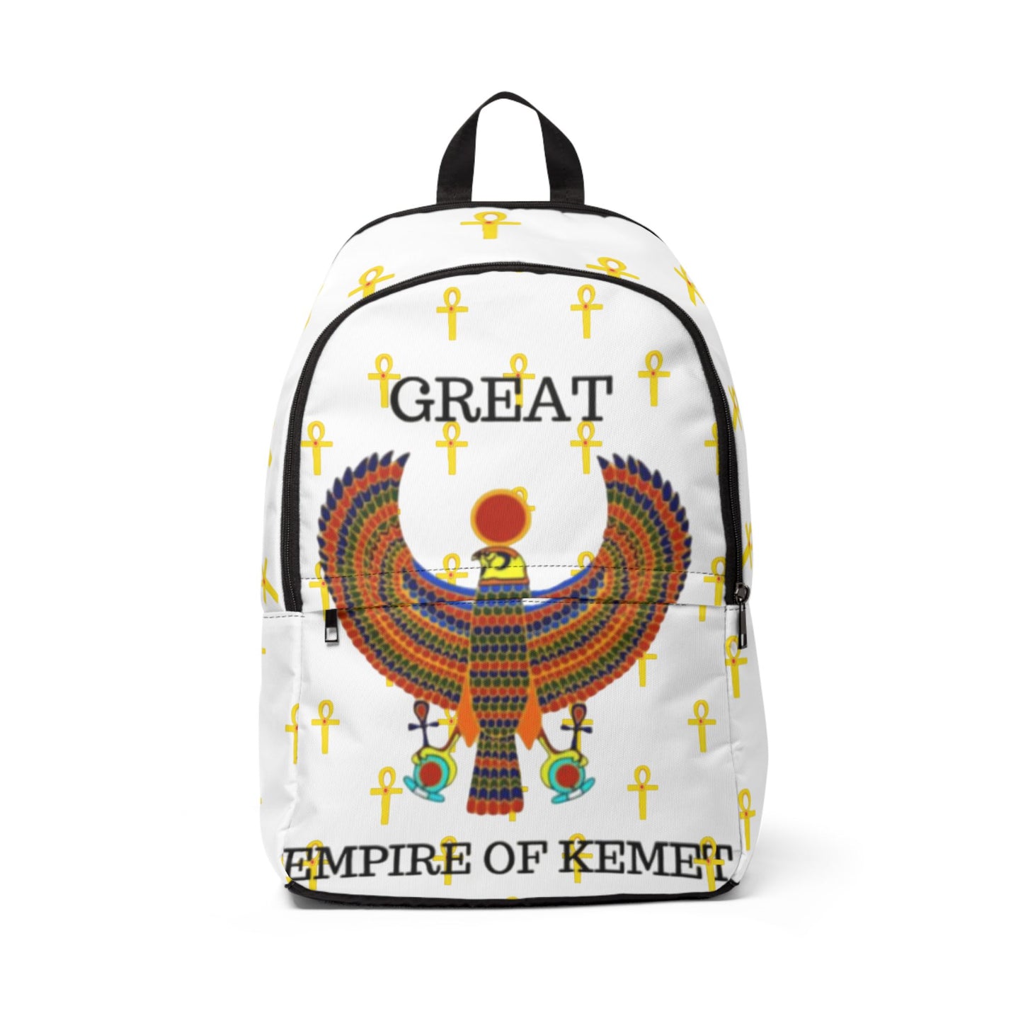 Unisex Fabric Backpack - Great Empire of Kemet Branded | Bold Style, Comfort, and Heritage