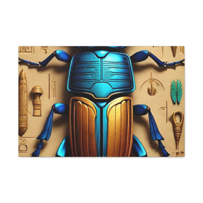 Scarab Beetle Canvas