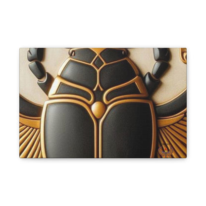 Great Scarab Beetles Canvas