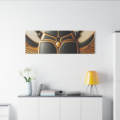 Great Scarab Beetles Canvas