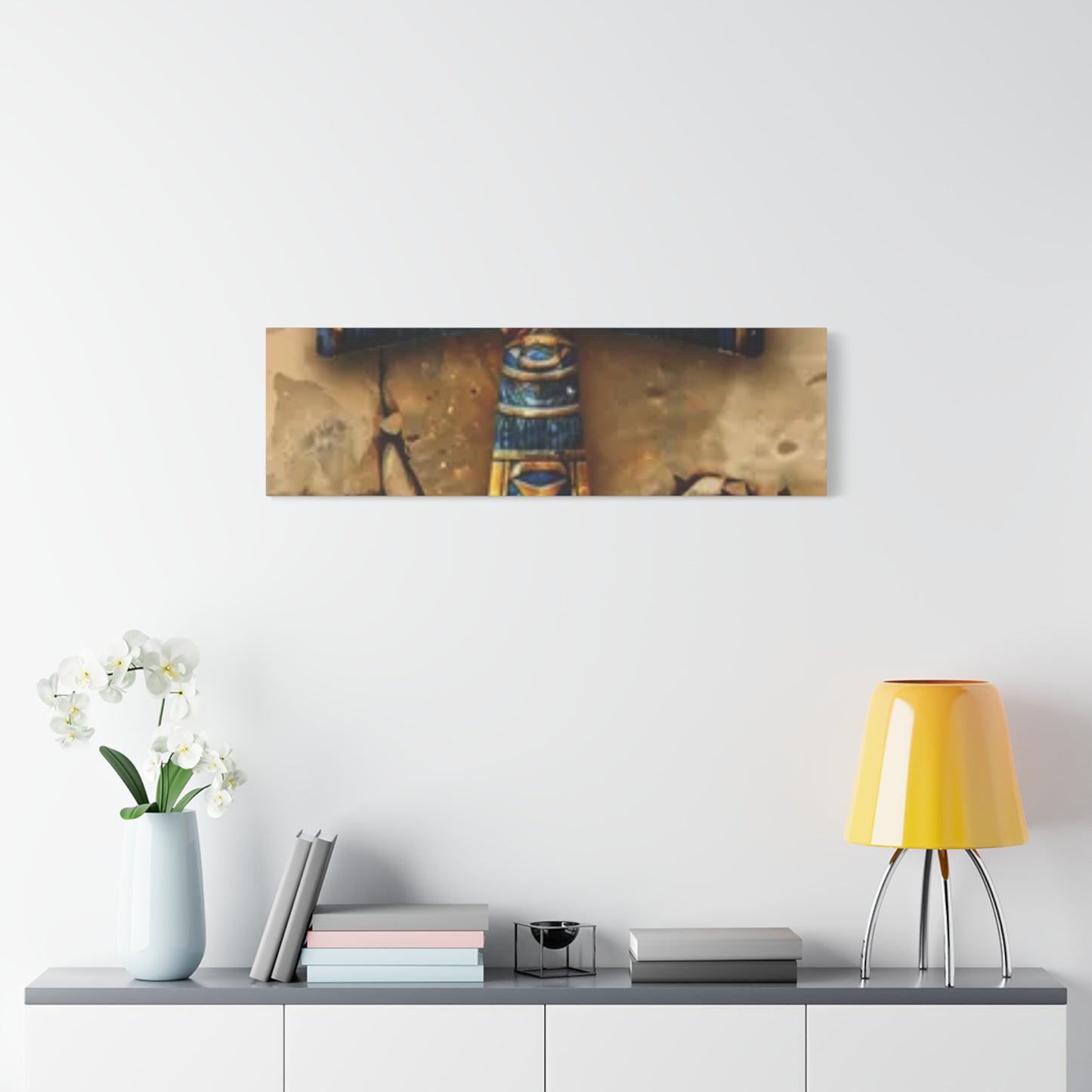 Ankh (Blue) Art Canvas | Symbol of Life and Eternity