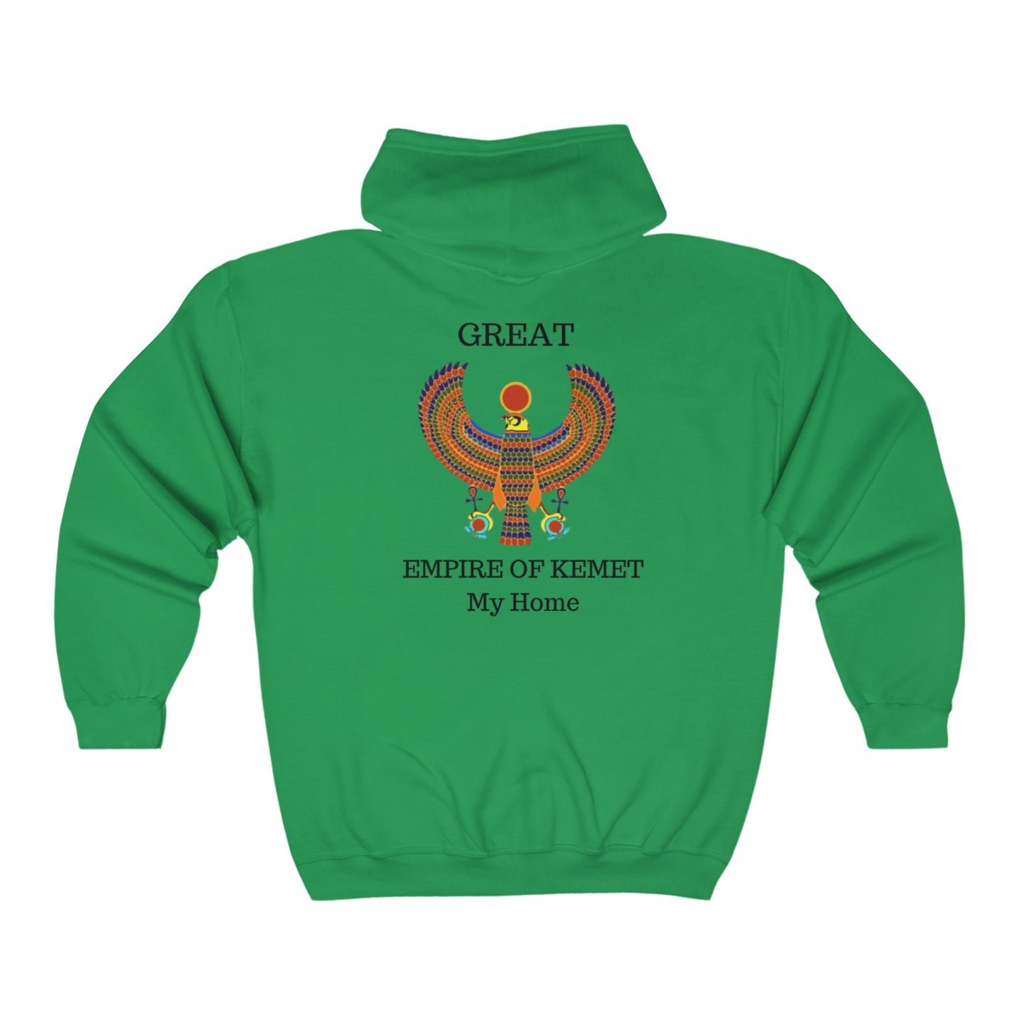 Unisex Heavy Blend™ Full Zip Hooded Sweatshirt - Great Empire of Kemet Branded | Bold Style, Comfort, and Heritage