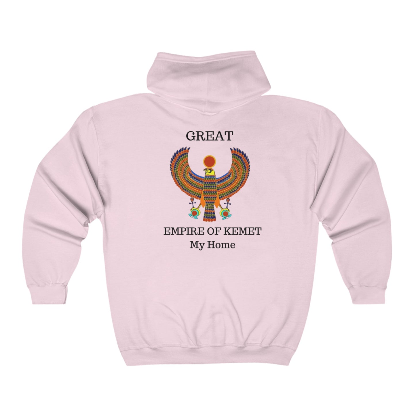 Unisex Heavy Blend™ Full Zip Hooded Sweatshirt - Great Empire of Kemet Branded | Bold Style, Comfort, and Heritage