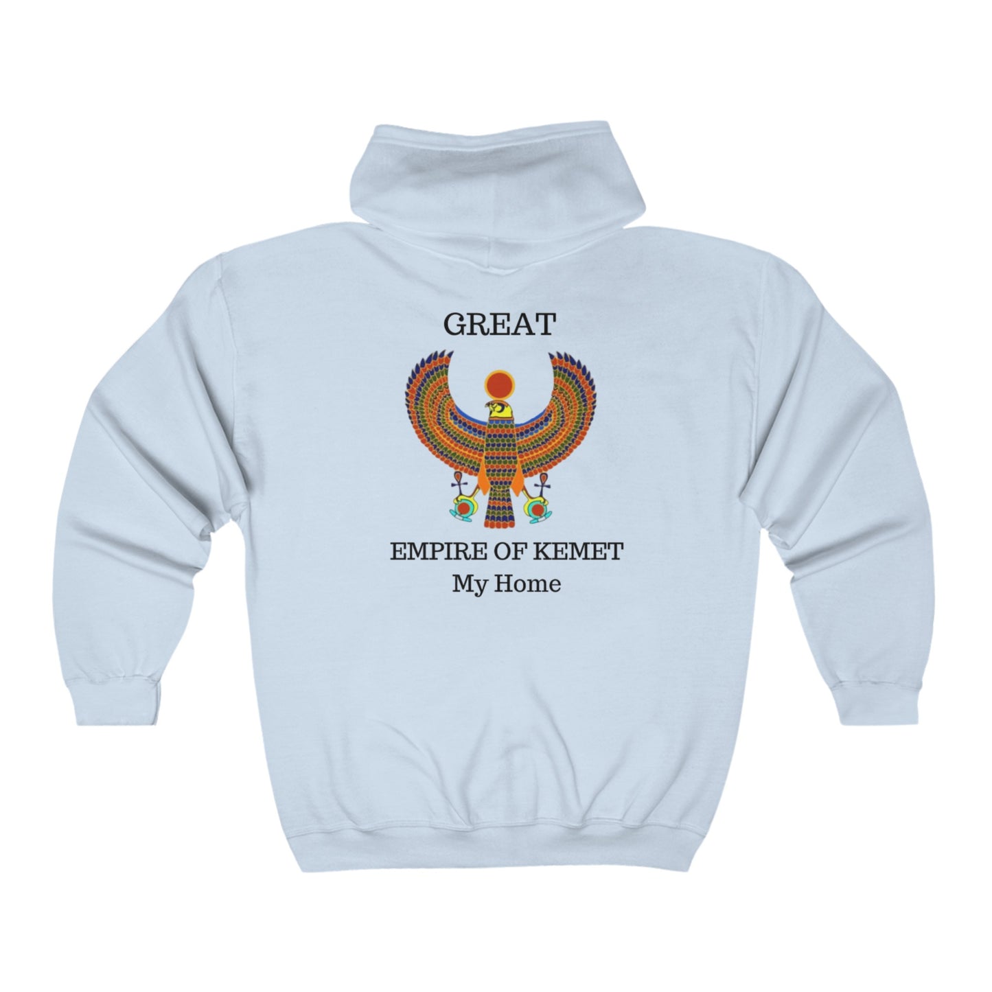 Unisex Heavy Blend™ Full Zip Hooded Sweatshirt - Great Empire of Kemet Branded | Bold Style, Comfort, and Heritage